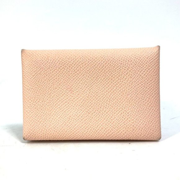 HERMES Bicolor Calvi Verso Business card holder Bifold pass case Card Case - Picture 6 of 12